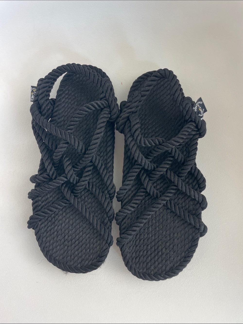 Nomadic State of Mind Black Rope JC Sandals size 38 (8-8.5)